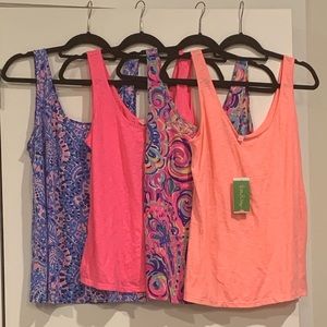 NWT Lilly Pulitzer Kinsey Tank Top Bundle